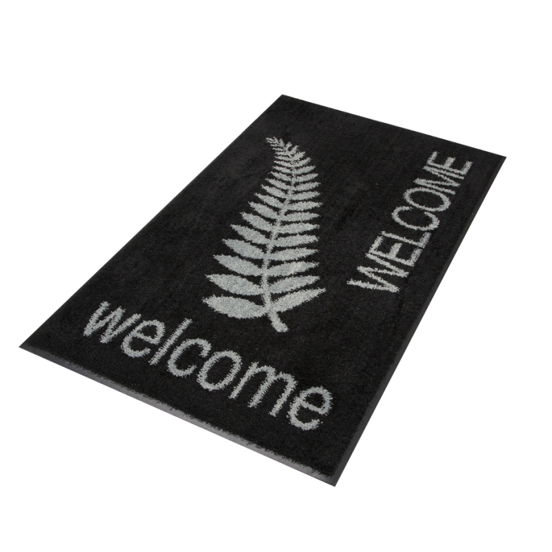 Black Mat/Silver Fern Welcome