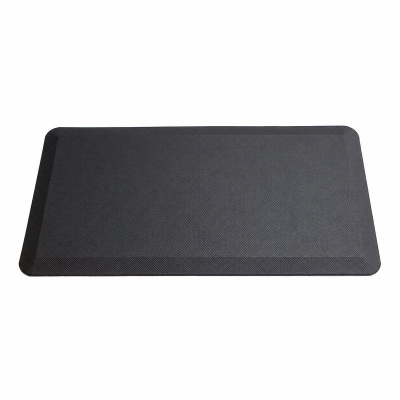Black Enhance Stand Up Desk Anti Fatigue Mat 