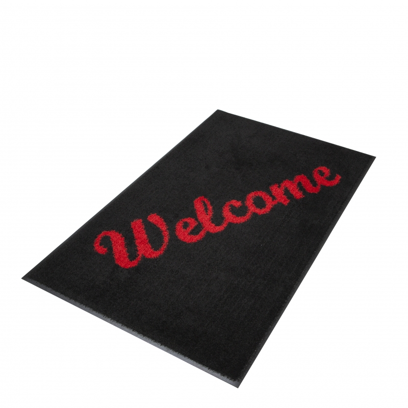 Black Mat/Red Welcome